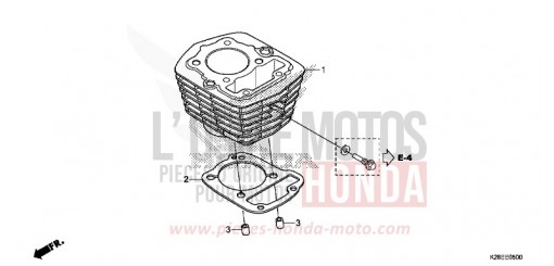 CYLINDRE CRF125FP de 2024